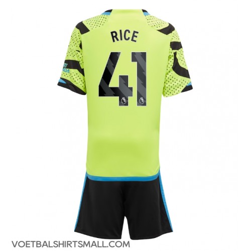 Arsenal Declan Rice #41 Babykleding Uitshirt Kinderen 2023-24 Korte Mouwen (+ korte broeken)